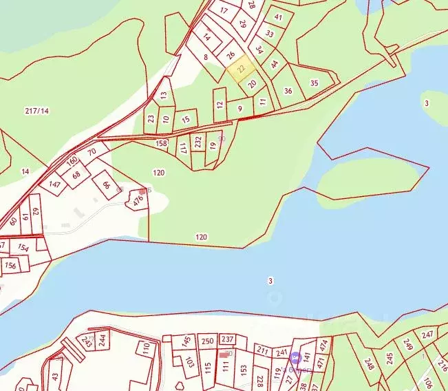 Участок в Новгородская область, Валдайский район, Едровское с/пос, д. ... - Фото 1