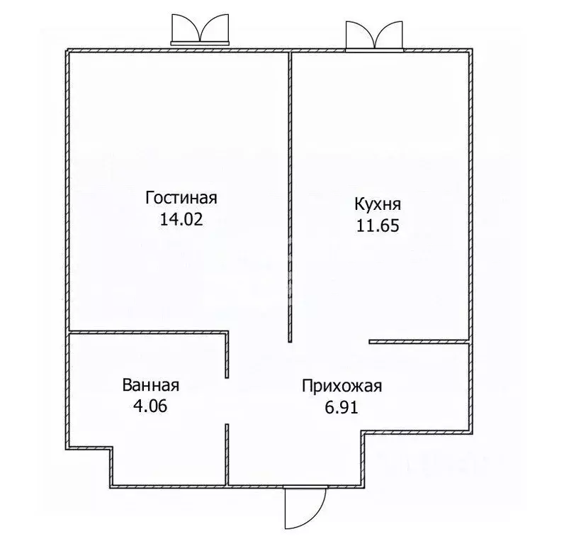 1-к кв. Ульяновская область, Ульяновск ул. Аблукова, 22 (37.0 м) - Фото 1