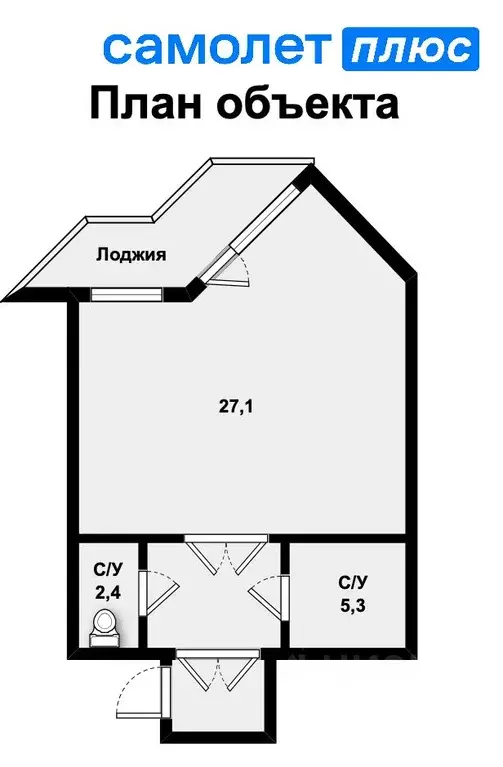 Студия Свердловская область, Екатеринбург ул. Токарей, 24 (37.6 м) - Фото 1