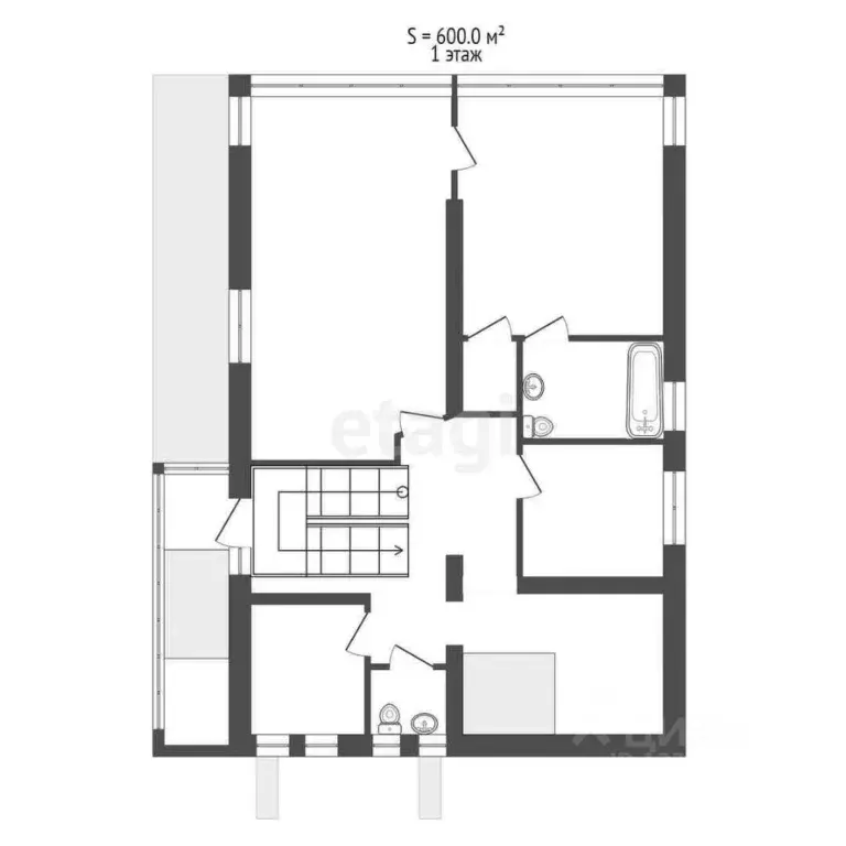 Дом в Ханты-Мансийский АО, Сургутский район, Белый Яр пгт Совхозная ... - Фото 2