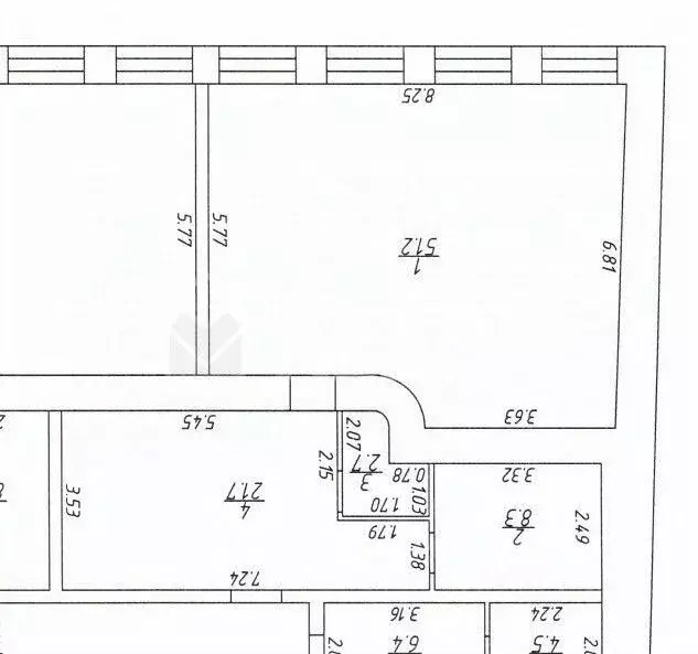 2-к кв. Омская область, Омск ул. Кирова, 4 (83.9 м) - Фото 1