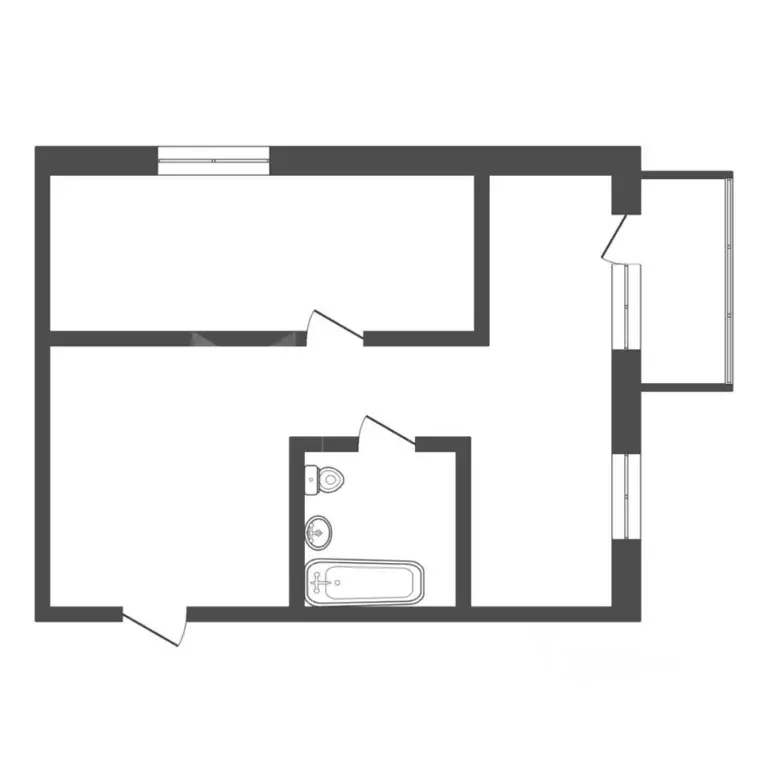 2-к кв. Тюменская область, Тюмень ул. Дмитрия Менделеева, 14 (61.9 м) - Фото 1