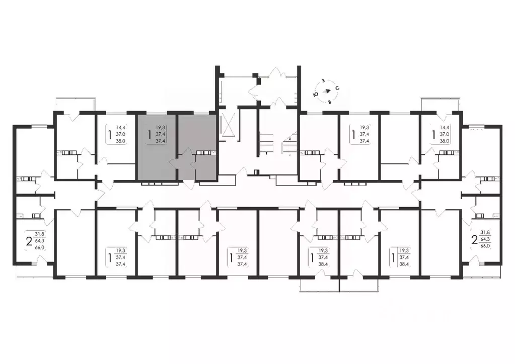 1-к кв. Воронежская область, Рамонский район, с. Ямное Счастье жилой ... - Фото 2