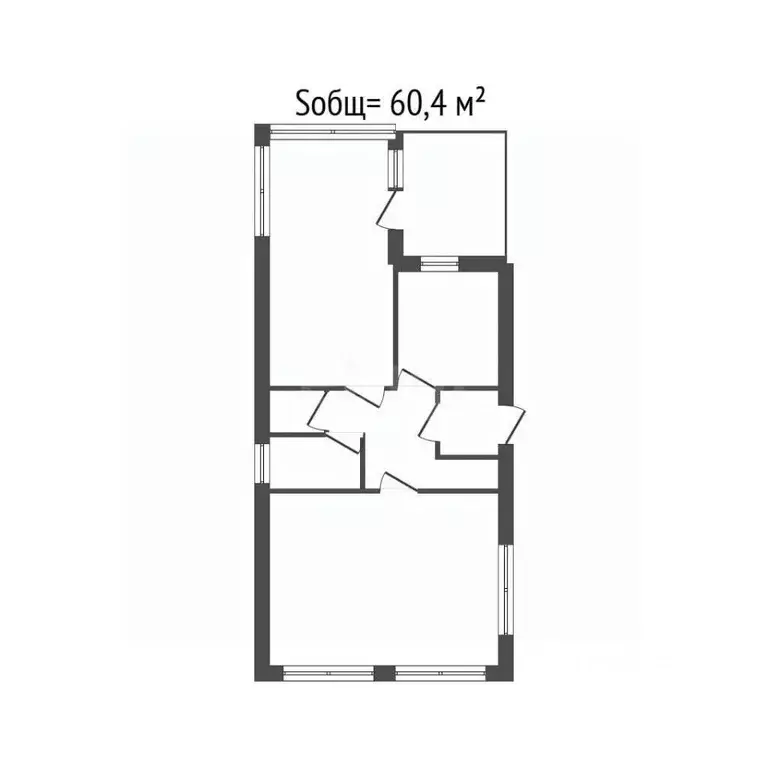 Дом в Брянская область, Погар рп ул. Советская (60 м) - Фото 2