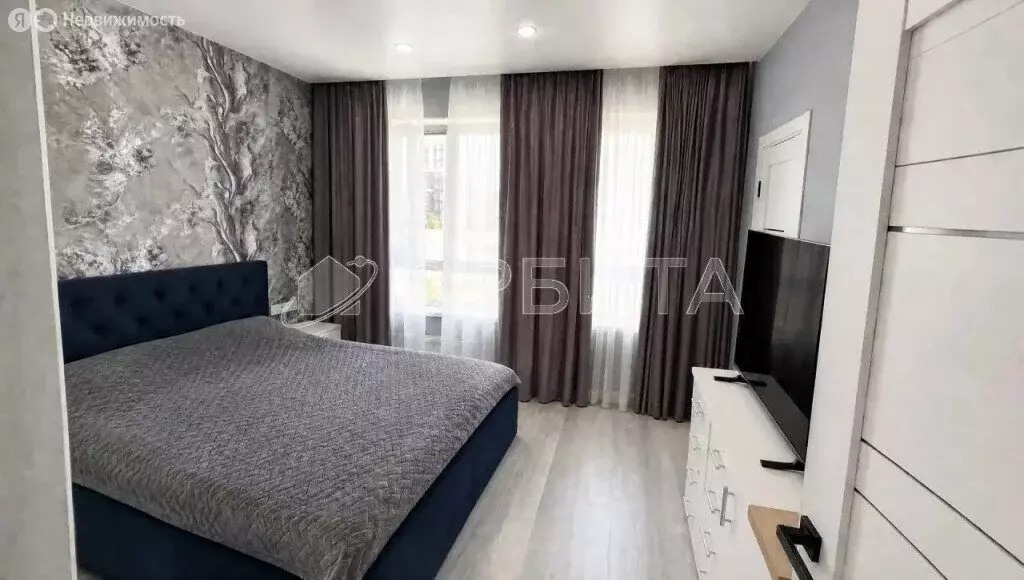 1-комнатная квартира: Тюмень, улица Пожарных и Спасателей, 5 (43 м) - Фото 2