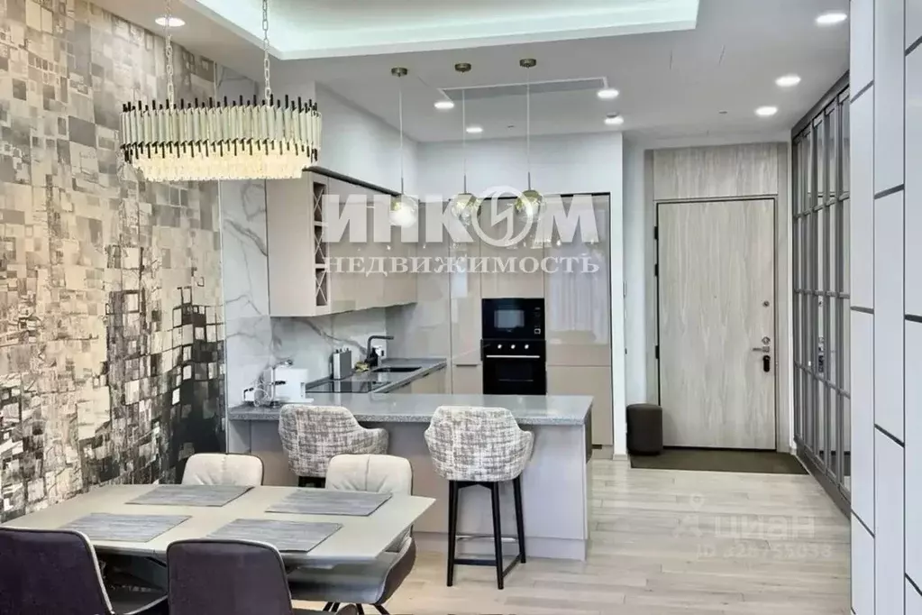 2-к кв. Москва 1-й Красногвардейский проезд, 22с1 (66.9 м) - Фото 1