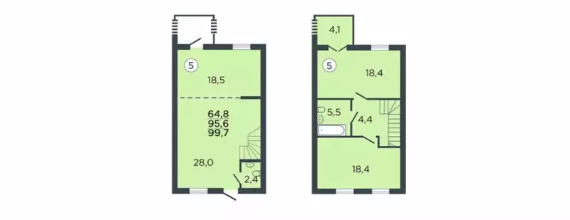 Продаётся 2-к квартира, 99.7 м - Фото 0
