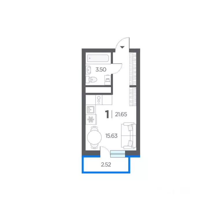 Студия Рязанская область, Рязанский муниципальный округ, с. Дядьково ... - Фото 1