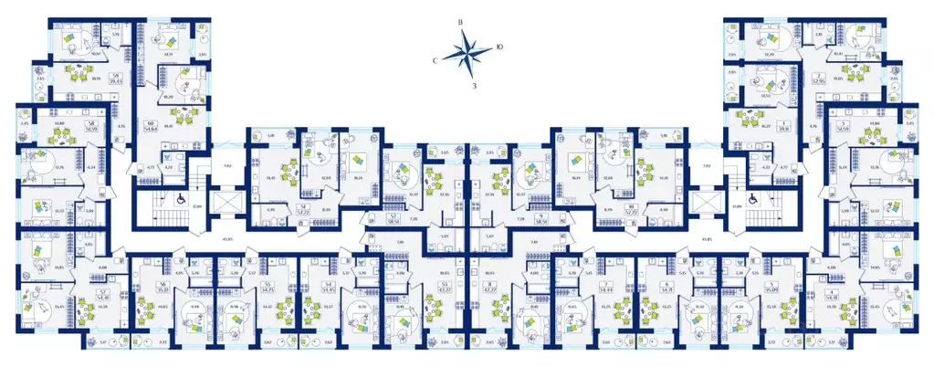 1-к кв. Калининградская область, Зеленоградск  (34.73 м) - Фото 2