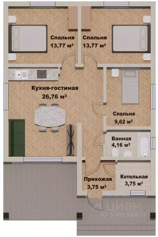 Дом в Челябинская область, Красноармейский район, Баландинское с/пос, ... - Фото 0