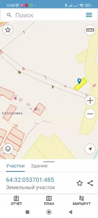 Участок в Саратовская область, д. Козлаковка  (10.0 сот.) - Фото 0