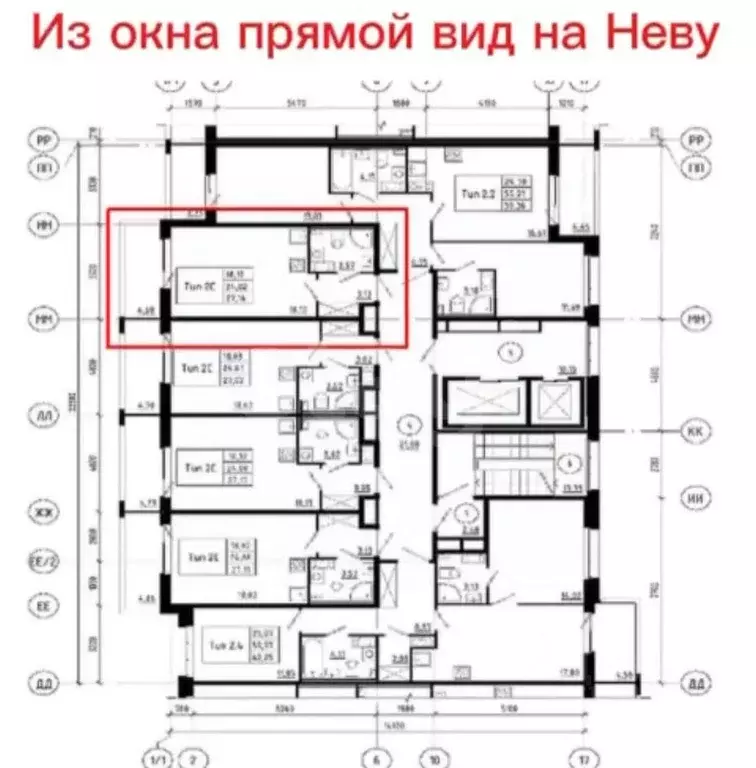 Студия Санкт-Петербург Дальневосточный просп., 19к1 (24.82 м) - Фото 0
