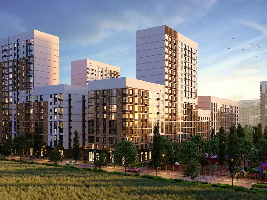 2-к кв. Краснодарский край, Краснодар Ботаника жилой комплекс (61.8 м) - Фото 2