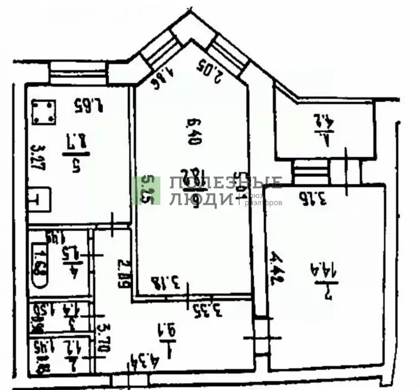 2-к кв. Башкортостан, Уфа ул. Юрия Гагарина, 10/2 (59.7 м) - Фото 1