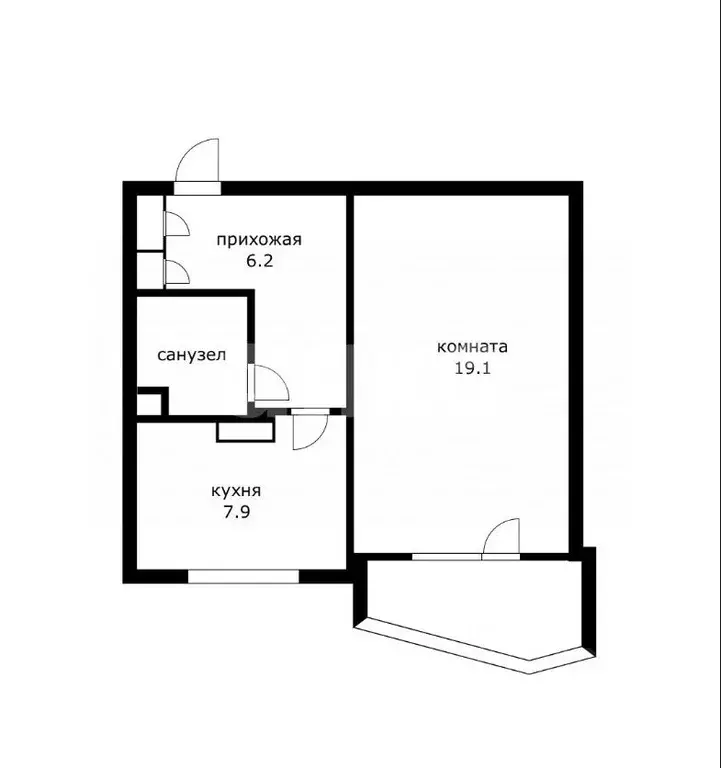 1-к кв. Москва Новокосинская ул., 19 (38.0 м) - Фото 2