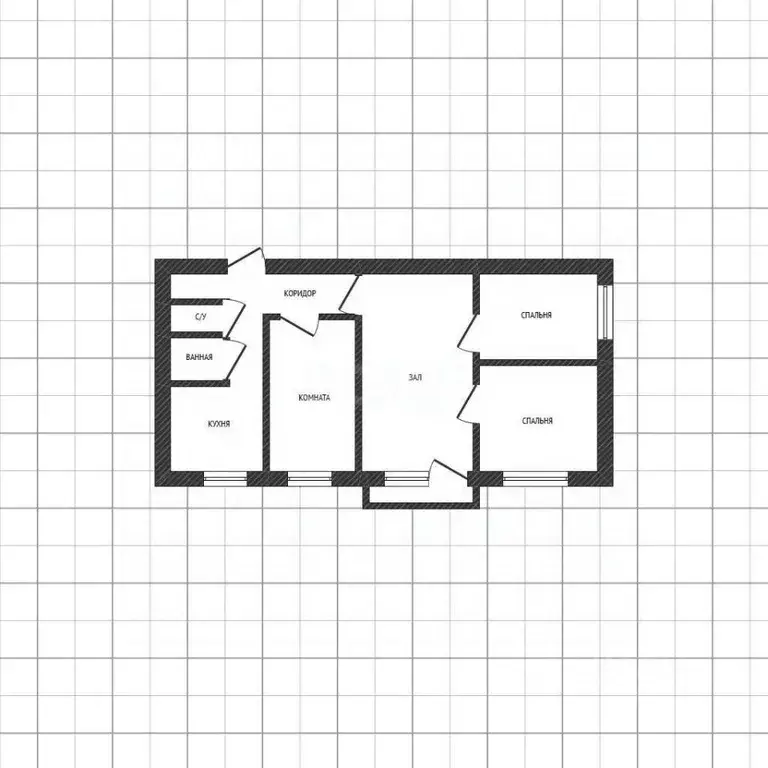 4-к кв. Белгородская область, Белгород ул. Гагарина, 2Б (61.02 м) - Фото 1