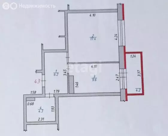 1-комнатная квартира: Ижевск, Совхозная улица, 11 (38 м) - Фото 0