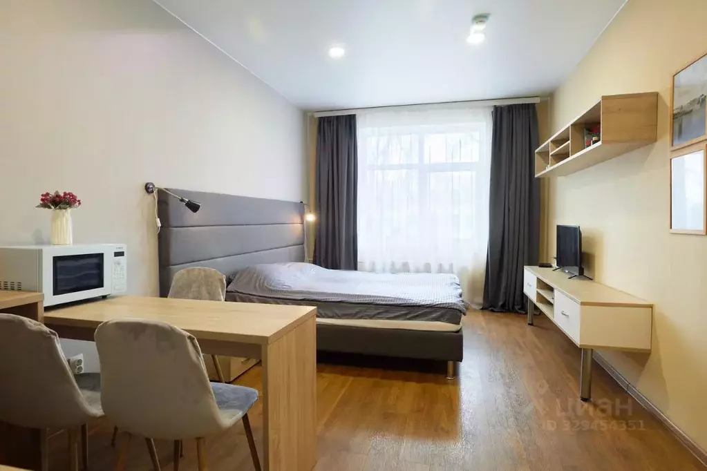 Студия Санкт-Петербург ул. Савушкина, 104 (27.0 м) - Фото 1