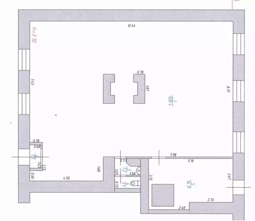 Помещение свободного назначения в Магаданская область, Магадан просп. ... - Фото 2