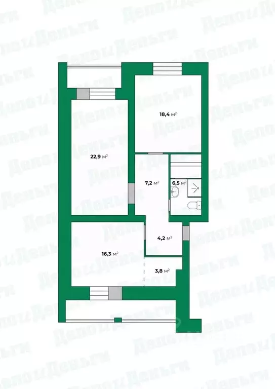 3-к кв. Кировская область, Киров Орловская ул., 52 (80.0 м) - Фото 0