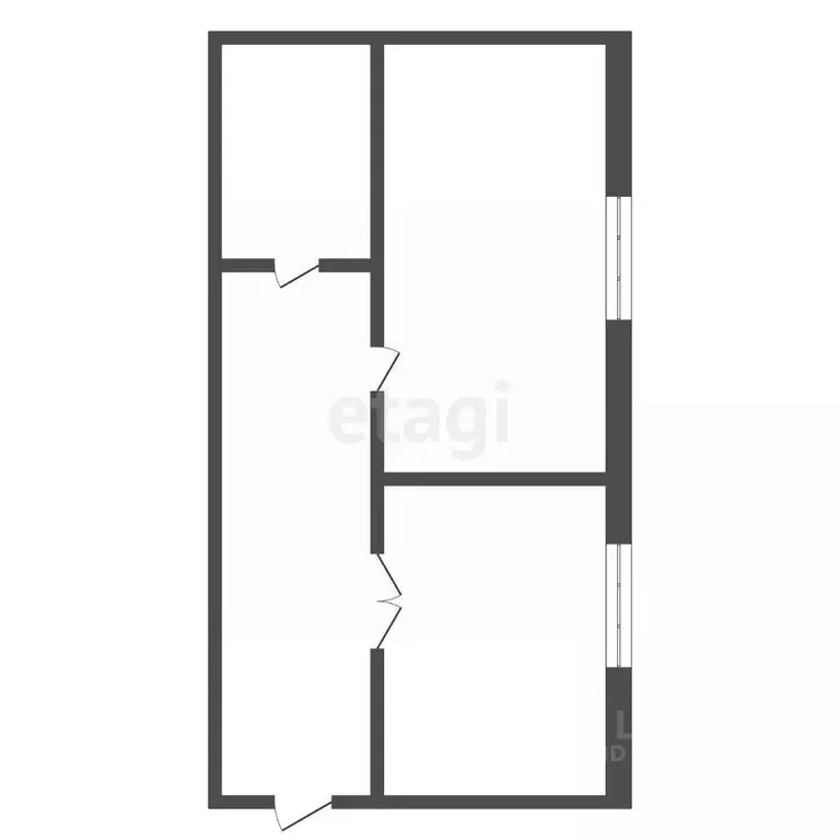 3-к кв. Амурская область, Бурейский муниципальный округ, Талакан пгт ... - Фото 2