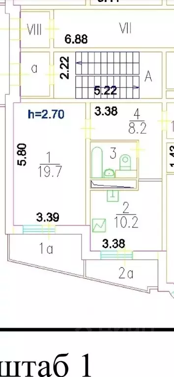 1-к кв. Москва Нагатинская наб., 46 (41.5 м) - Фото 1