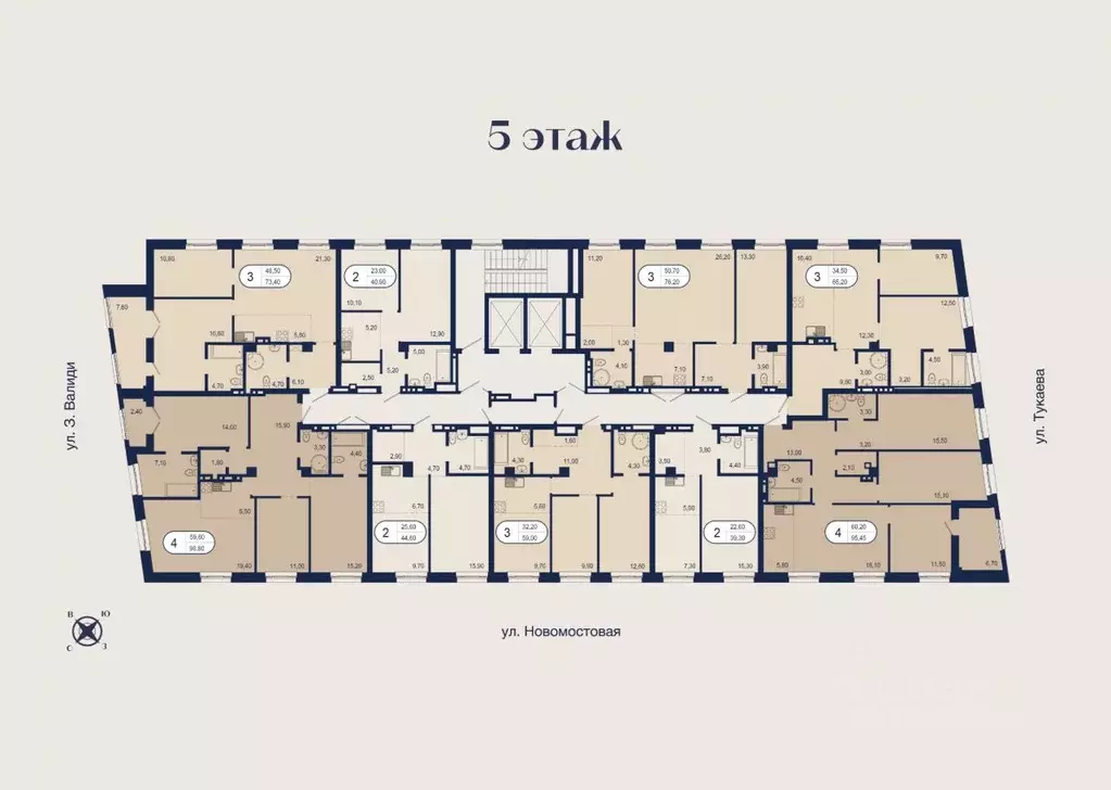 2-к кв. Башкортостан, Уфа Новомостовая ул., 4А (39.3 м) - Фото 2