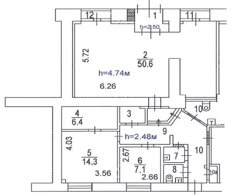 Помещение свободного назначения (105 м) - Фото 2