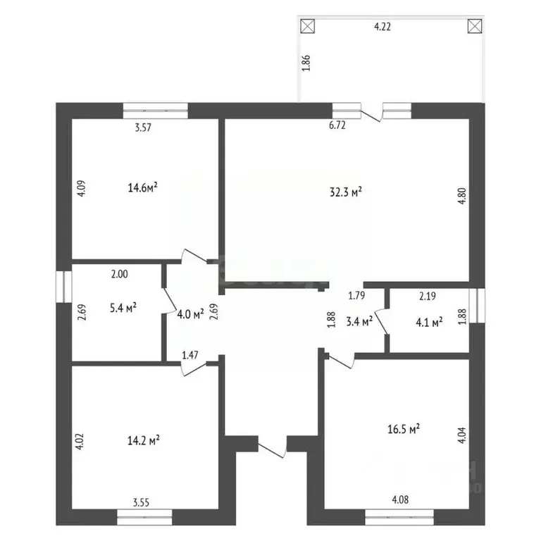 Дом в Тюменская область, Тюменский муниципальный округ, д. Падерина ... - Фото 1