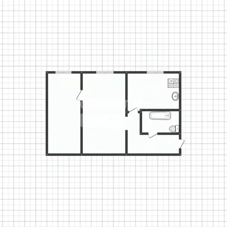 2-к кв. Липецкая область, Липецк ул. Гагарина, 115к1 (44.6 м) - Фото 2