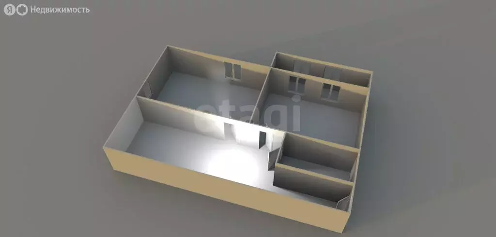 1-комнатная квартира: Троицкое, Советская улица, 19 (37 м) - Фото 1