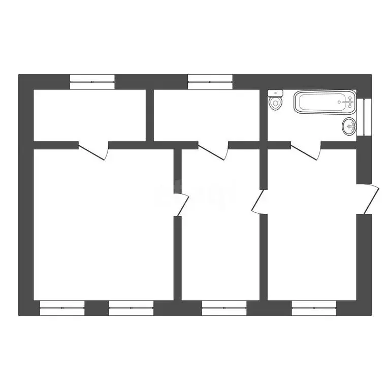 Дом в Тула, 3-я Криволученская улица (47 м) - Фото 1