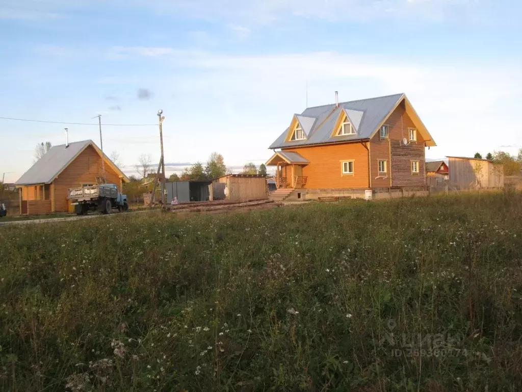 Дом в Новгородская область, Хвойнинский муниципальный округ, д. Гусево ... - Фото 0
