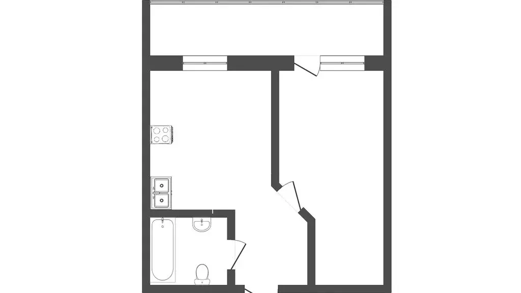 1-комнатная квартира: Тюмень, улица Молодогвардейцев, 73 (45.1 м) - Фото 1