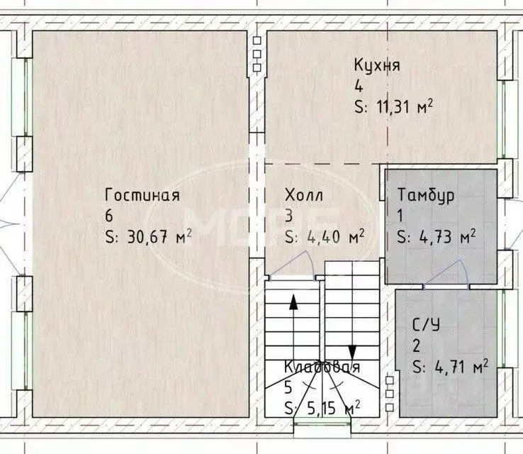 Дом в Калининградская область, Гурьевский муниципальный округ, пос. ... - Фото 2