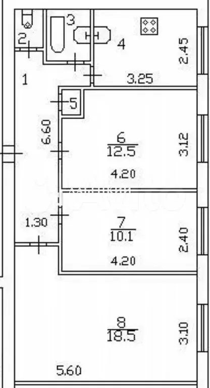 3-к. квартира, 61 м, 2/9 эт. - Фото 0