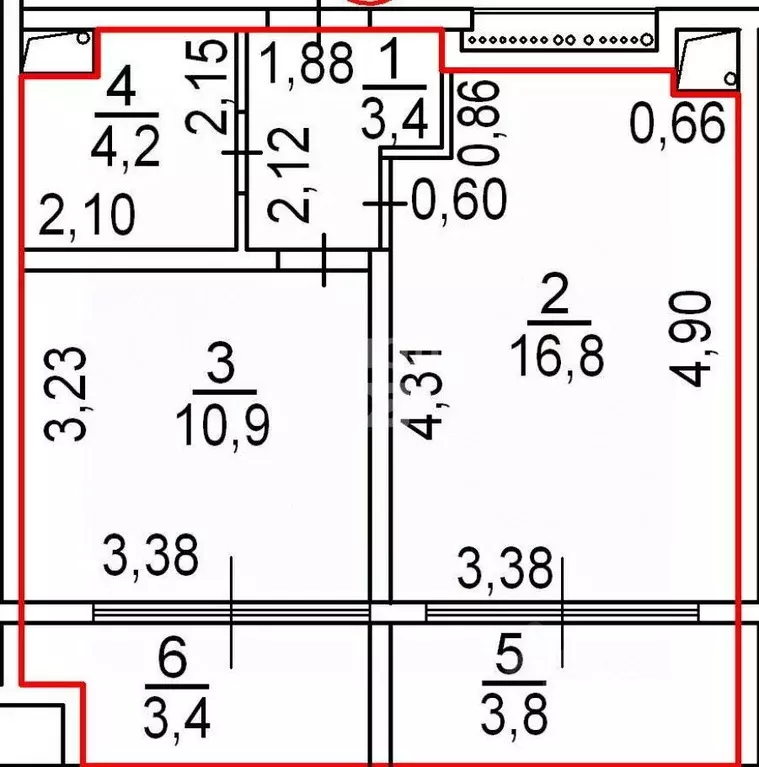 1-к кв. Крым, Феодосия муниципальный округ, Коктебель пгт ул. ... - Фото 2