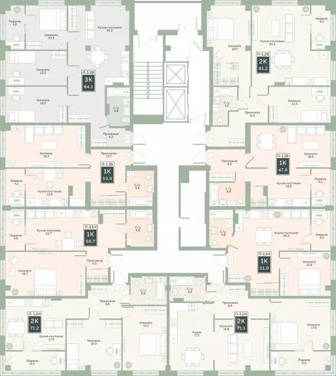 1-к кв. Курганская область, Курган Заозерный жилрайон, 6А мкр, ул. ... - Фото 2