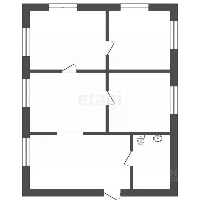 Дом в Омская область, Омск пер. 1-й Пикетный, 50 (67 м) - Фото 1
