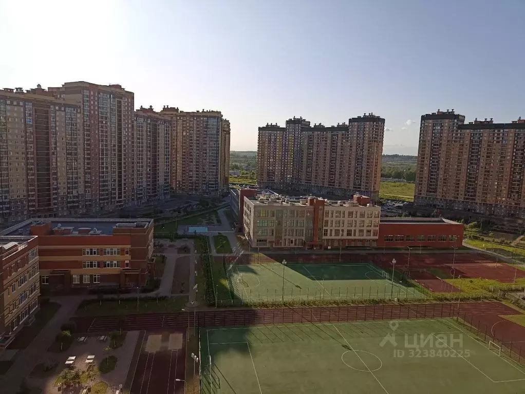 2-к кв. Санкт-Петербург пос. Парголово, ул. Федора Абрамова, 18к1 ... - Фото 2