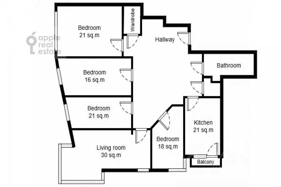 5-к кв. Москва Мосфильмовская ул., 70к7 (222.0 м) - Фото 2