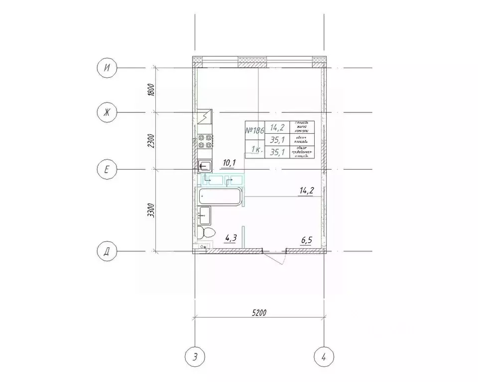 1-к кв. Приморский край, Большой Камень ул. Ленина, 14 (35.1 м) - Фото 1