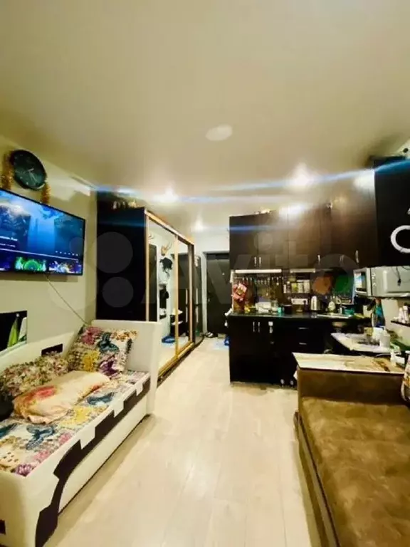 Квартира-студия, 18 м, 1/9 эт. - Фото 1