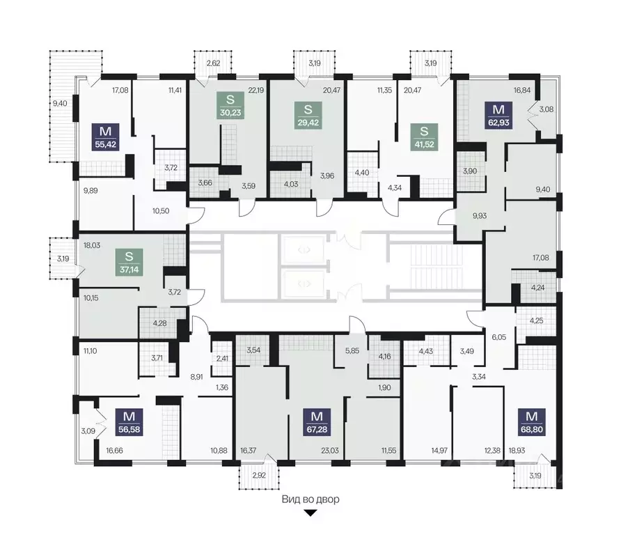 2-к кв. Волгоградская область, Волгоград просп. Имени В.И. Ленина, 59Г ... - Фото 2