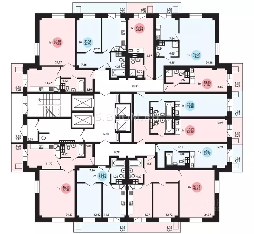 1-к кв. Красноярский край, Красноярск Судостроительная ул., 27В (46.0 ... - Фото 1