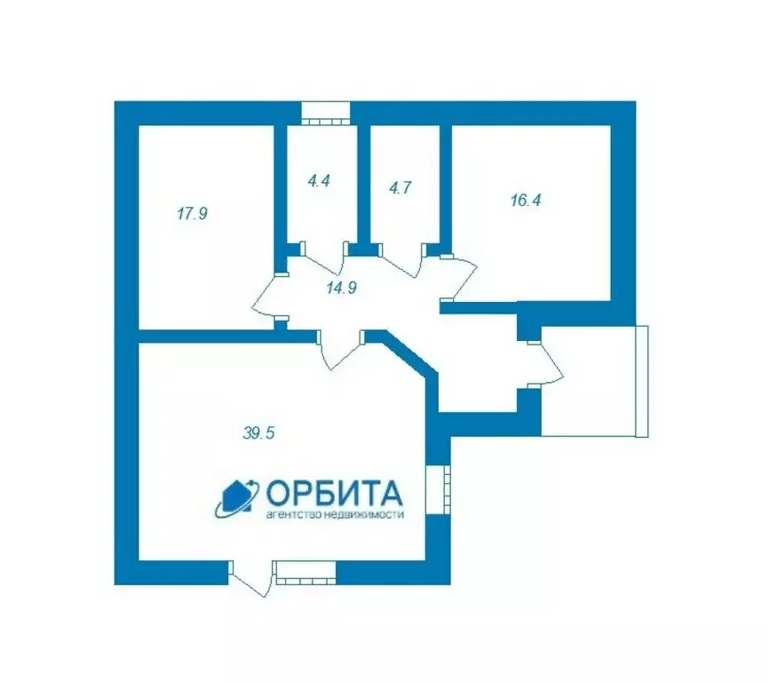 Дом в посёлок Новотарманский, Полевая улица (102.4 м) - Фото 1