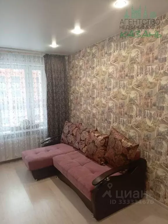 1-к кв. Татарстан, Казань ул. Баки Урманче, 4к1 (36.0 м) - Фото 2