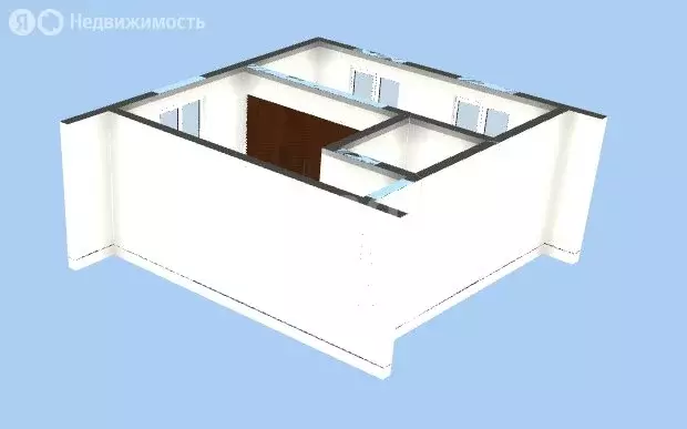 1-комнатная квартира: Губкин, улица Кирова, 32 (29.3 м) - Фото 1