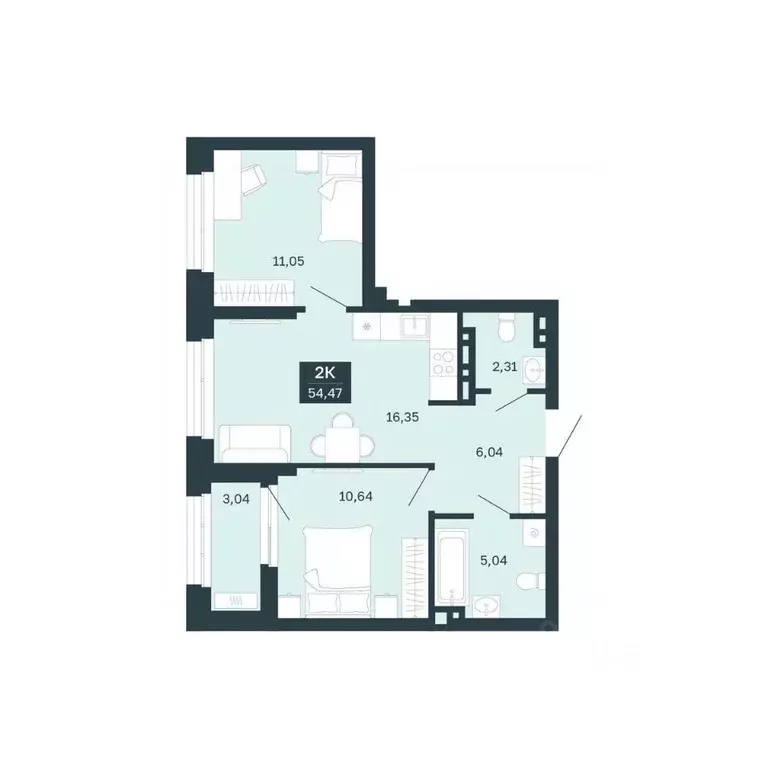 2-к кв. Свердловская область, Екатеринбург Южная Ботаника жилрайон, ... - Фото 1