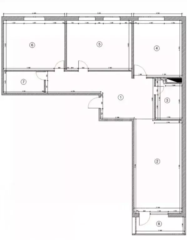 3-к кв. Татарстан, Казань ул. Сибгата Хакима, 60 (110.0 м) - Фото 2